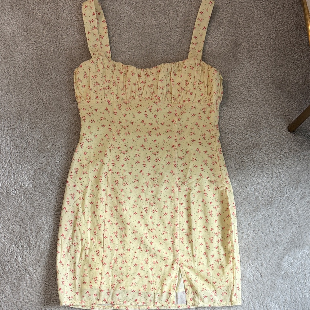 Princess Polly Yellow Freya Dress